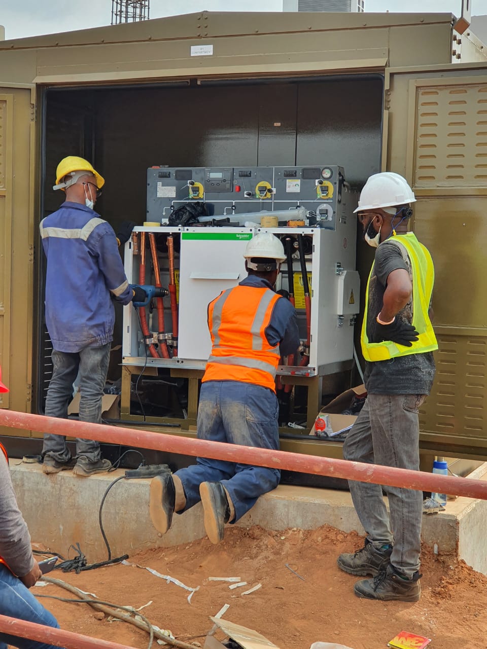 Electrical switchgear and power systems installation